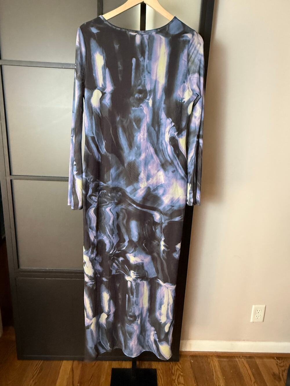 ASOS Curve Mesh Maxi Dress Size 14